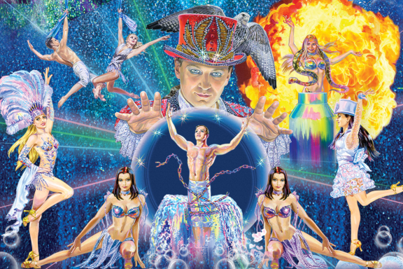 Шоу воды , огня и света!